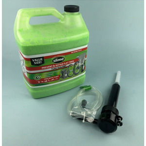 Slime 1 Gallon 10162 Bike Tube Tire Sealant w Pump Prevent & Repair Eco-Friendly